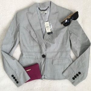 Ann Taylor LOFT petites striped Blazer size 6